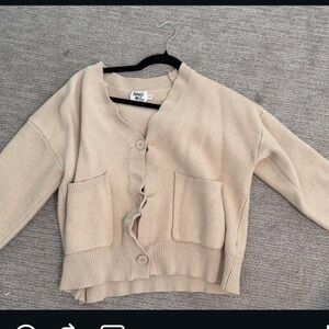 Princess Polly Tan Ruffle Cardigan